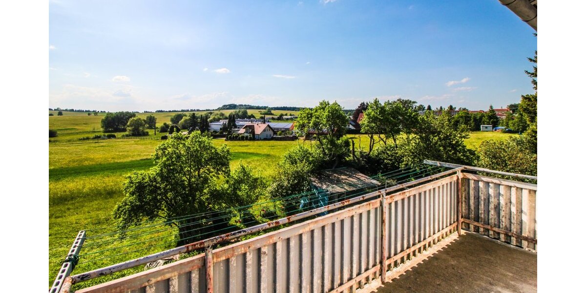 Ausblick Balkon