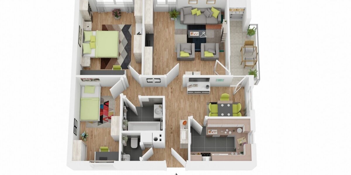 Grundriss Wohnung