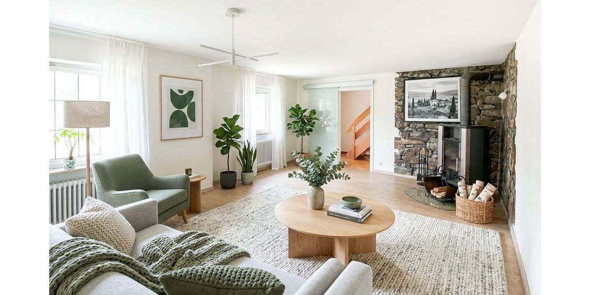 Wohnzimmer (virtuelles Homestaging)