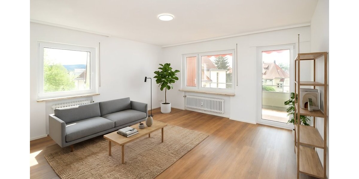 Wunderschöne 3,5-Zimmer-Wohnung mit Balkon & Garage in Rottweil - Etagenwohnung Rottweil | Angebot:26994851